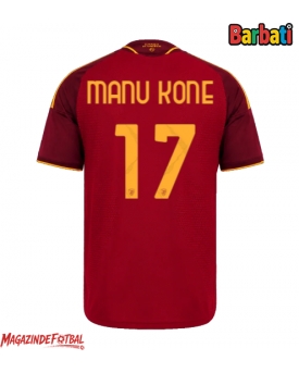 AS Roma Manu Kone #17 Tricou Fotbal Replică 2026-27 Barbati Acasa AS Roma Manu Kone #17 Tricou Fotbal Replică 2026-27 Barbati Acasa